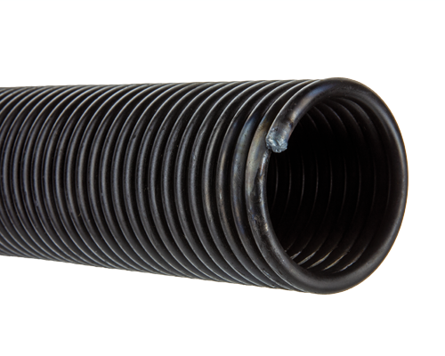 Long length, oil-tempered torsion spring