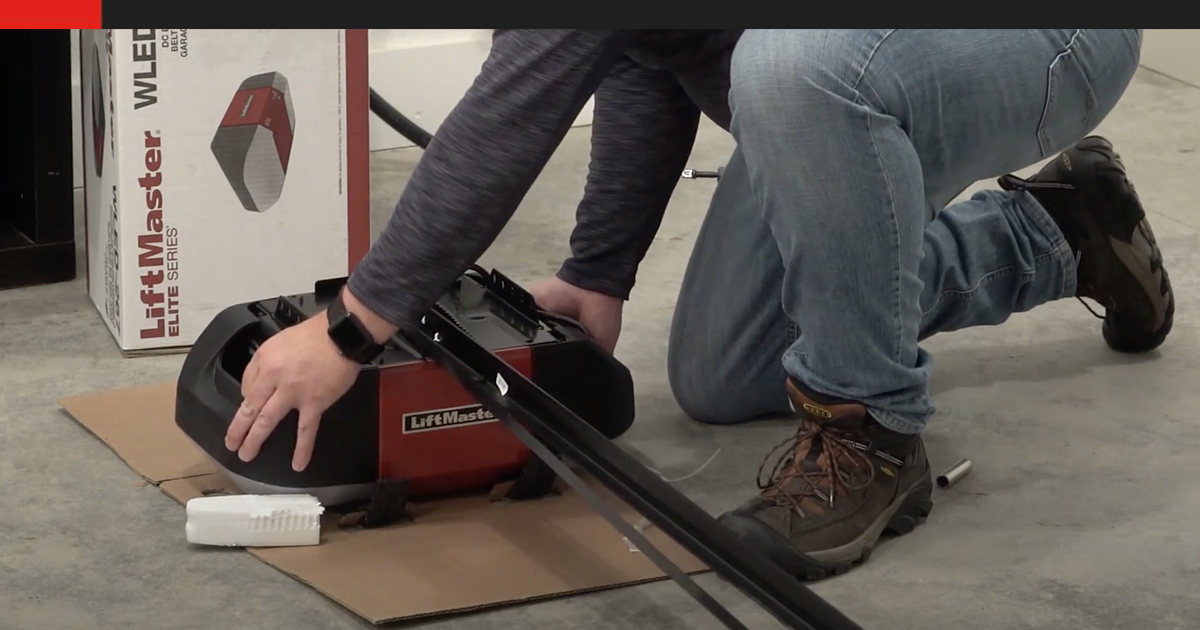 How to install a LiftMaster WLED operator