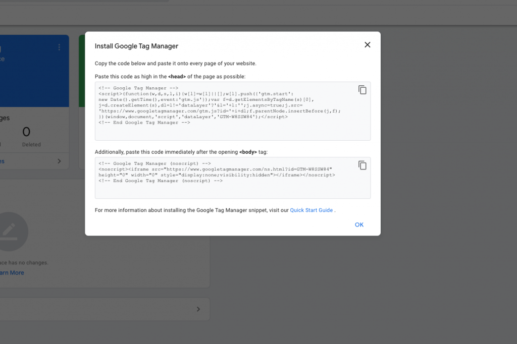 Code Popup Window