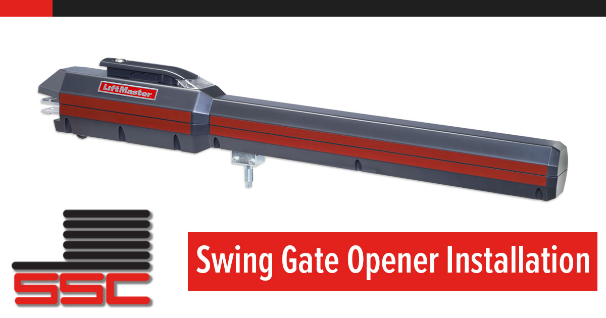 Swing Gate Opener Installation