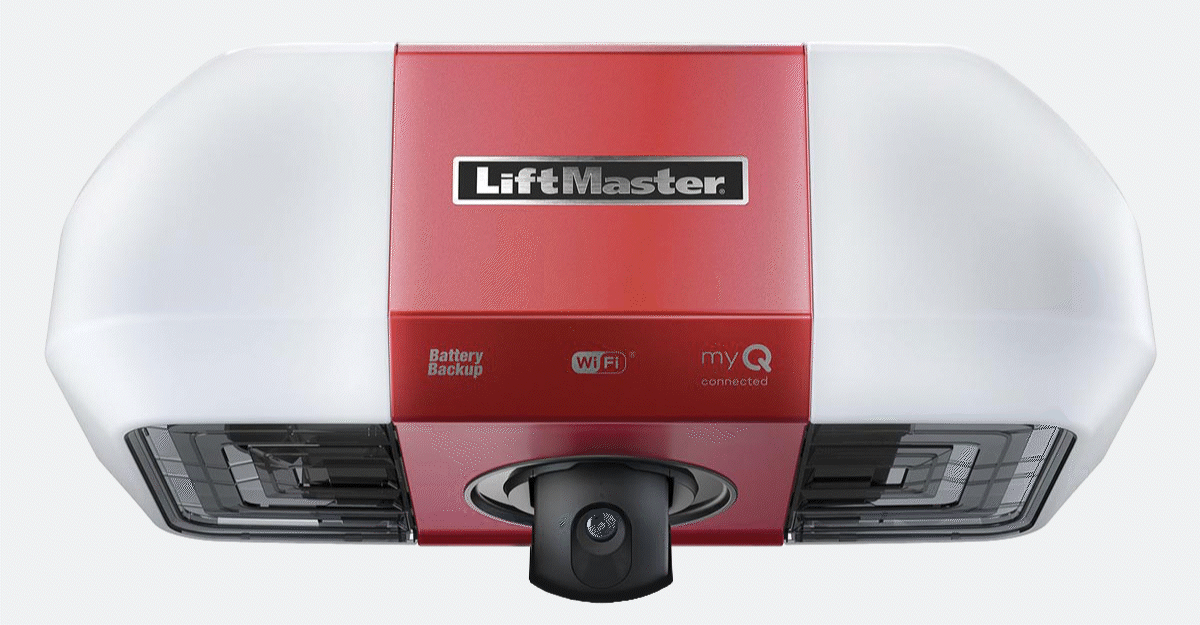 Animated gif of the old LiftMAster models to new models.