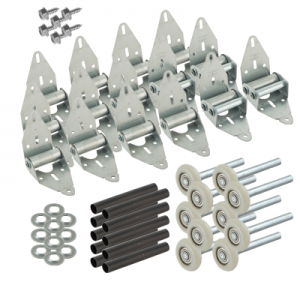 QUIET HINGE RETROFIT KIT 7' DOUBLE CAR - NO WINDLOAD