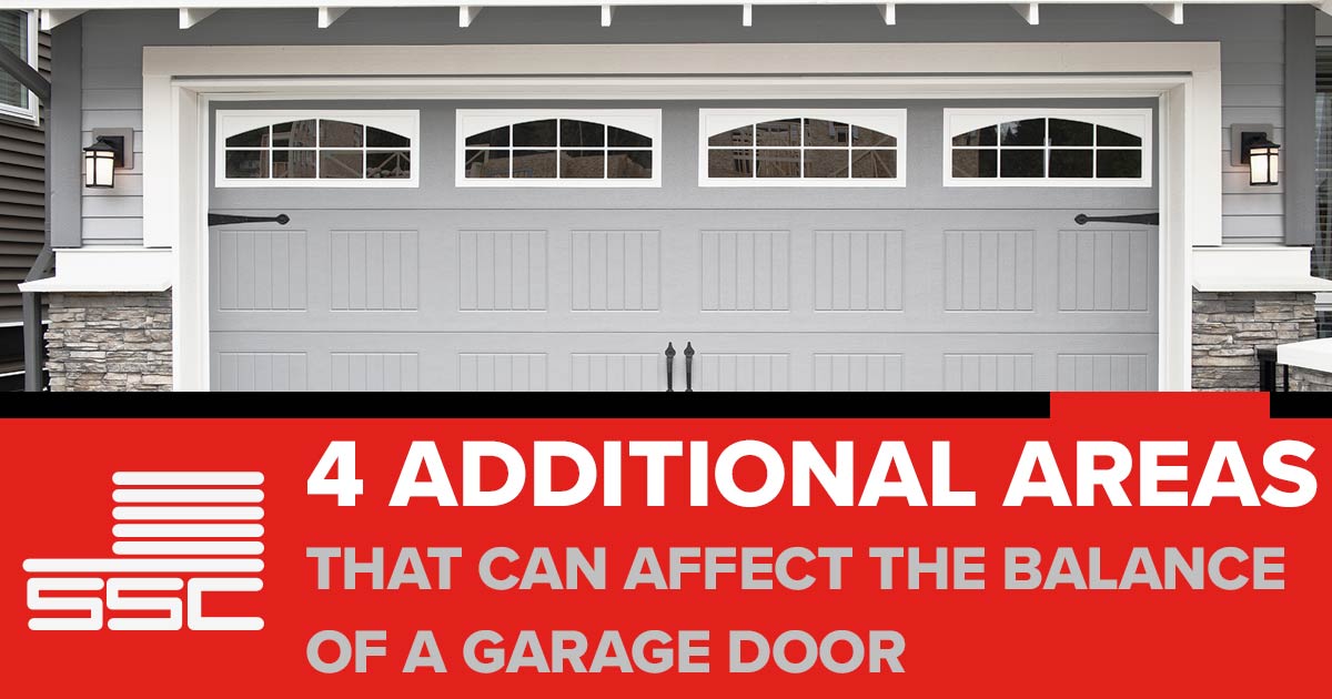 4 Additional Areas That Can Affect the Balance of a Garage Door SSC