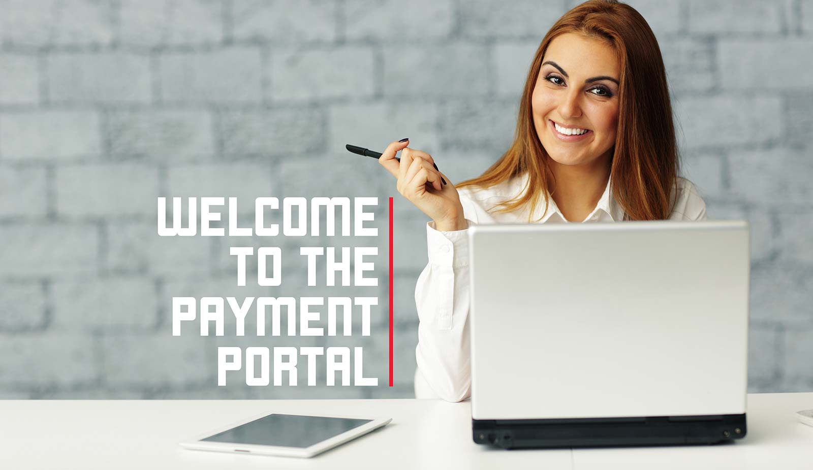 Welcome to the payment portal image