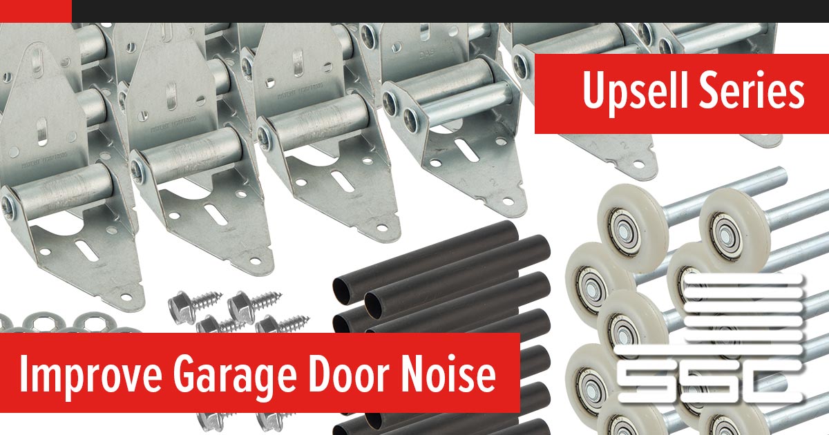 Upsell Series Products to improve garage door noise featured image.
