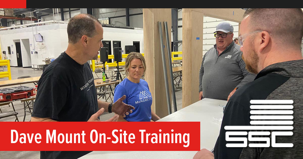 David Mount On-Site Training at SSC