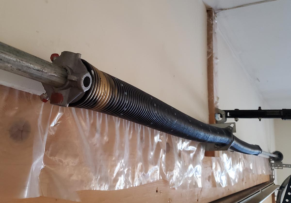 Garage Door Torsion Spring Installed SSC