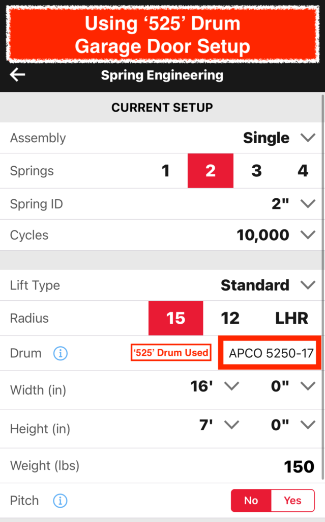 SSC Spring Engineering App 525 Drum Example