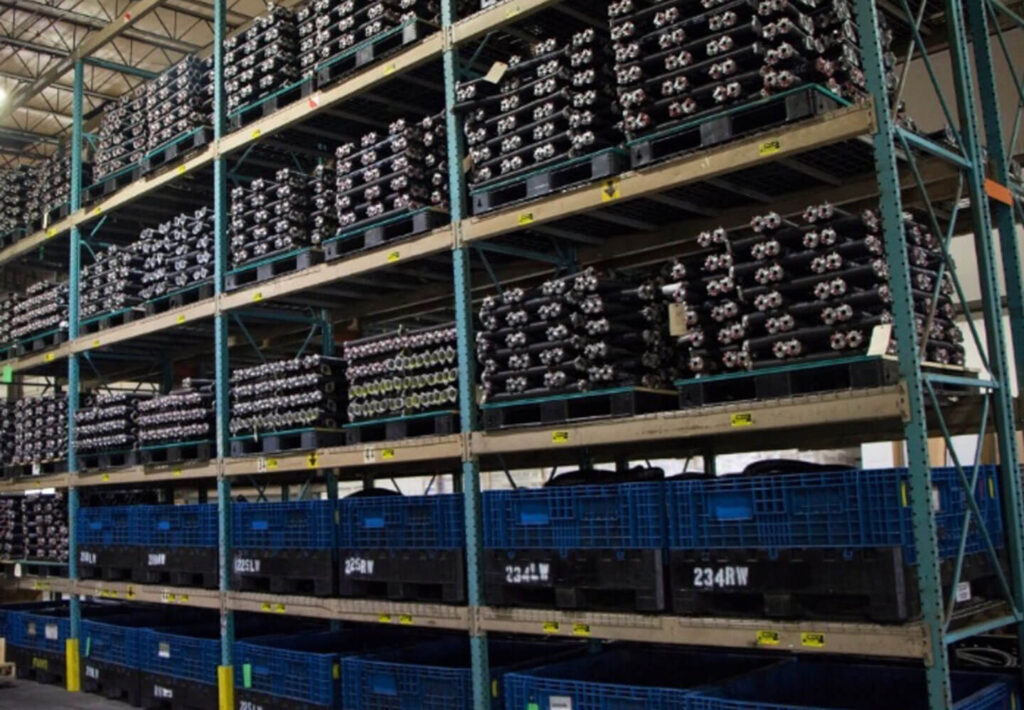 SSC Spring warehouse shelves